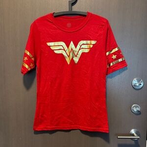 DC Comics Red and Gold Wonder Woman Tee